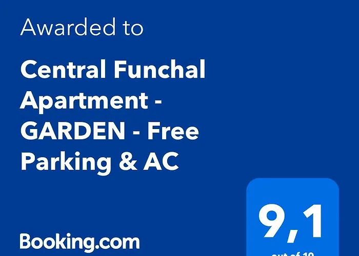 Central Funchal Apartment - Garden - Free Parking & Ac